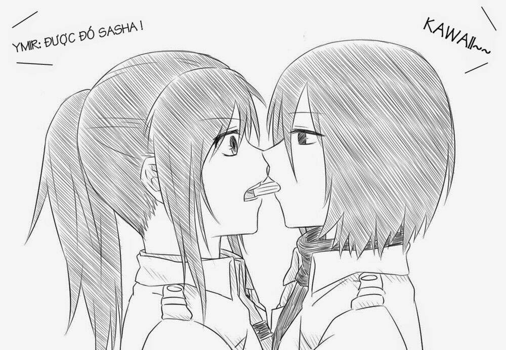 đại chiến titan - doujinshi về các cô gái chapter 60 9