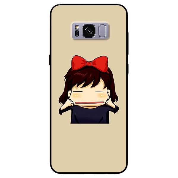 Ốp lưng dành cho Samsung S8 - S8 Plus - S9 Plus mẫu Anime Cô Gái Véo Má