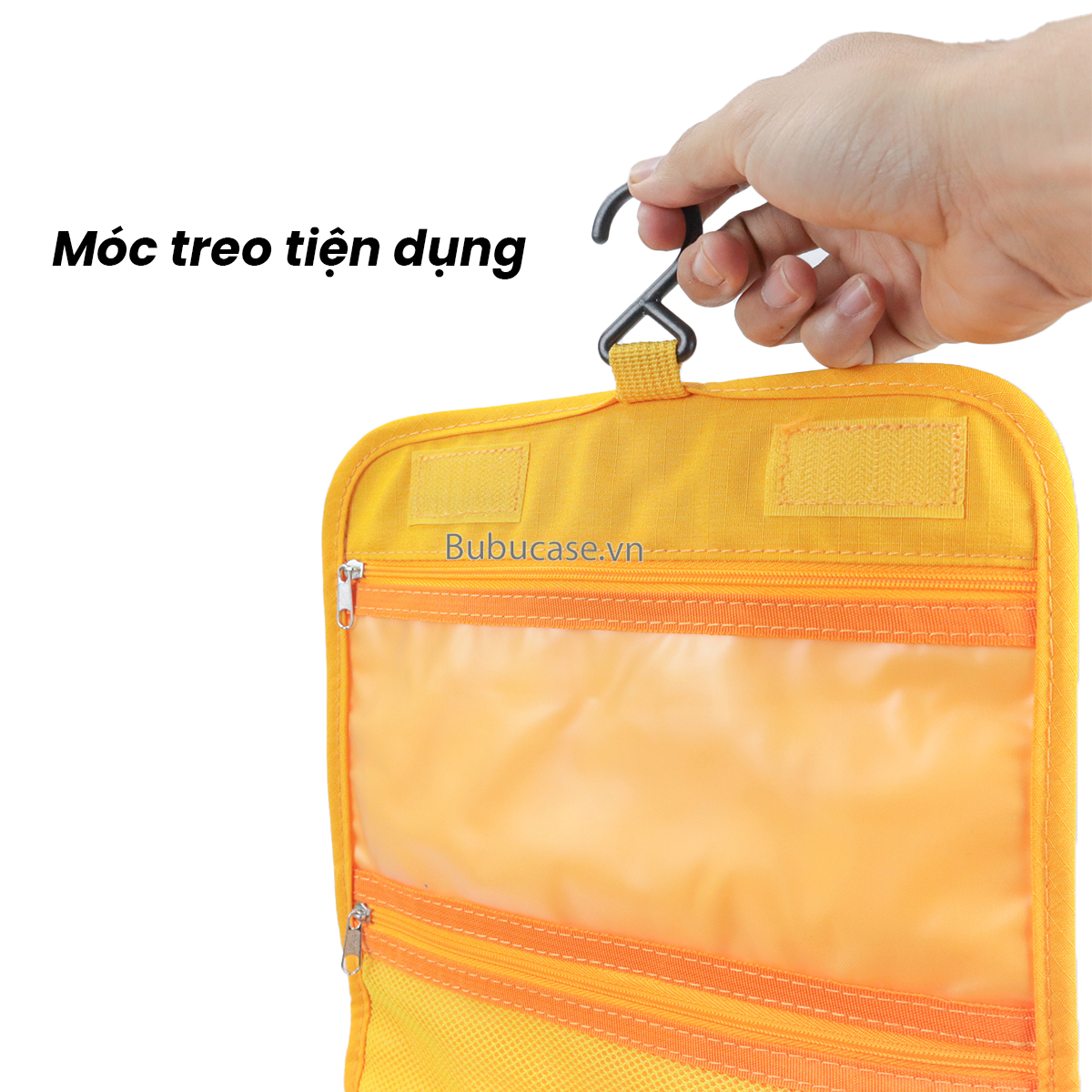 Túi Đựng Đồ Trang Điểm, Make Up, Mỹ Phẩm Nhiều Ngăn Tiện Lợi, Có Móc Treo
