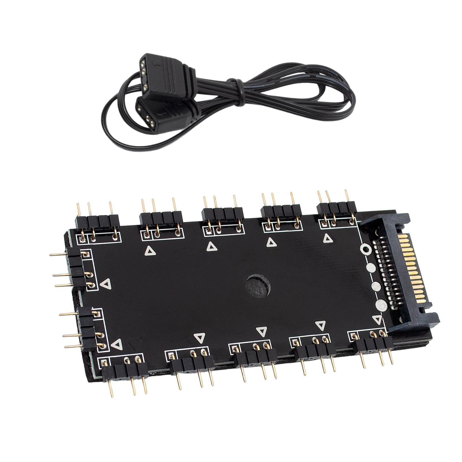 ARGB Splitter 5V 3Pin with Extension Cable Interface for LED Controller