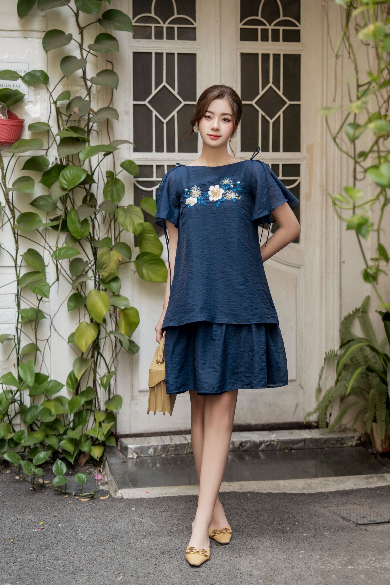 OLV - Đầm Azure Layering Embro
