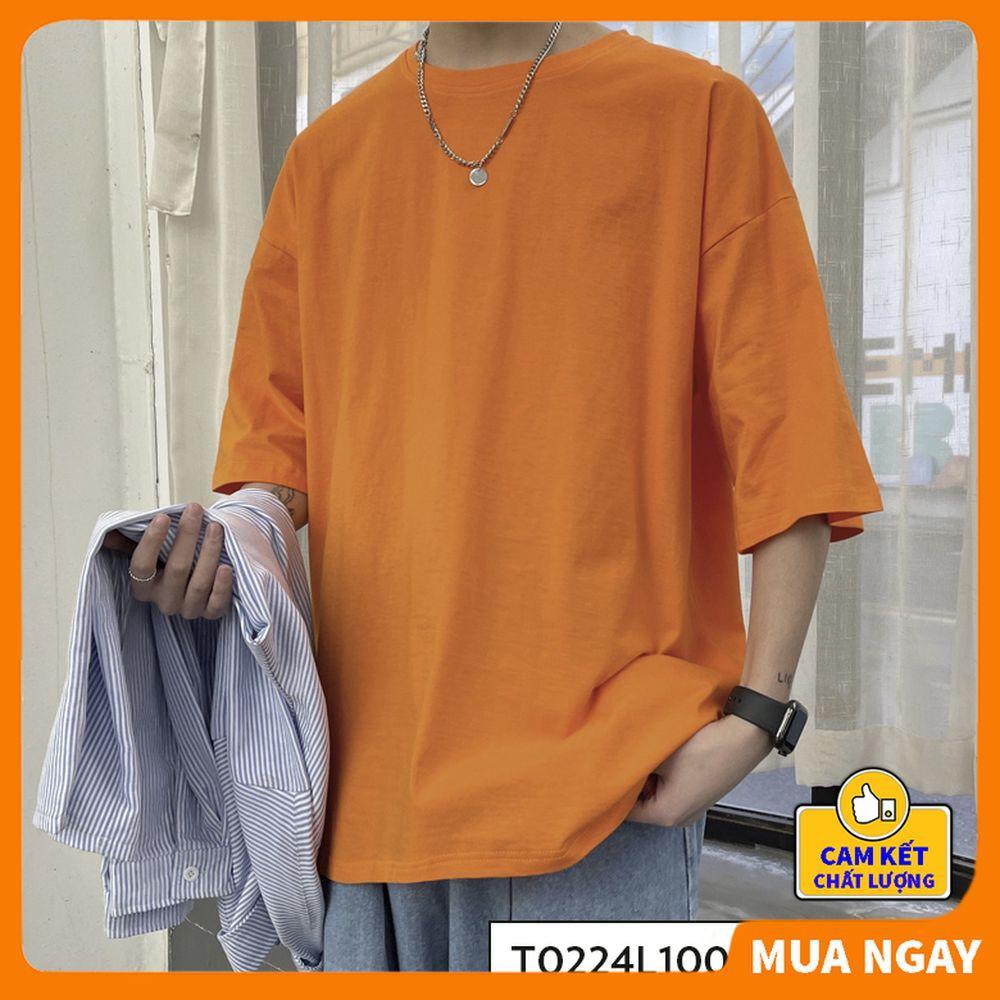 Áo thun nam nữ tay lỡ form rộng vải thun mềm mịn thoáng mát unisex big size Basic tee BIBINO