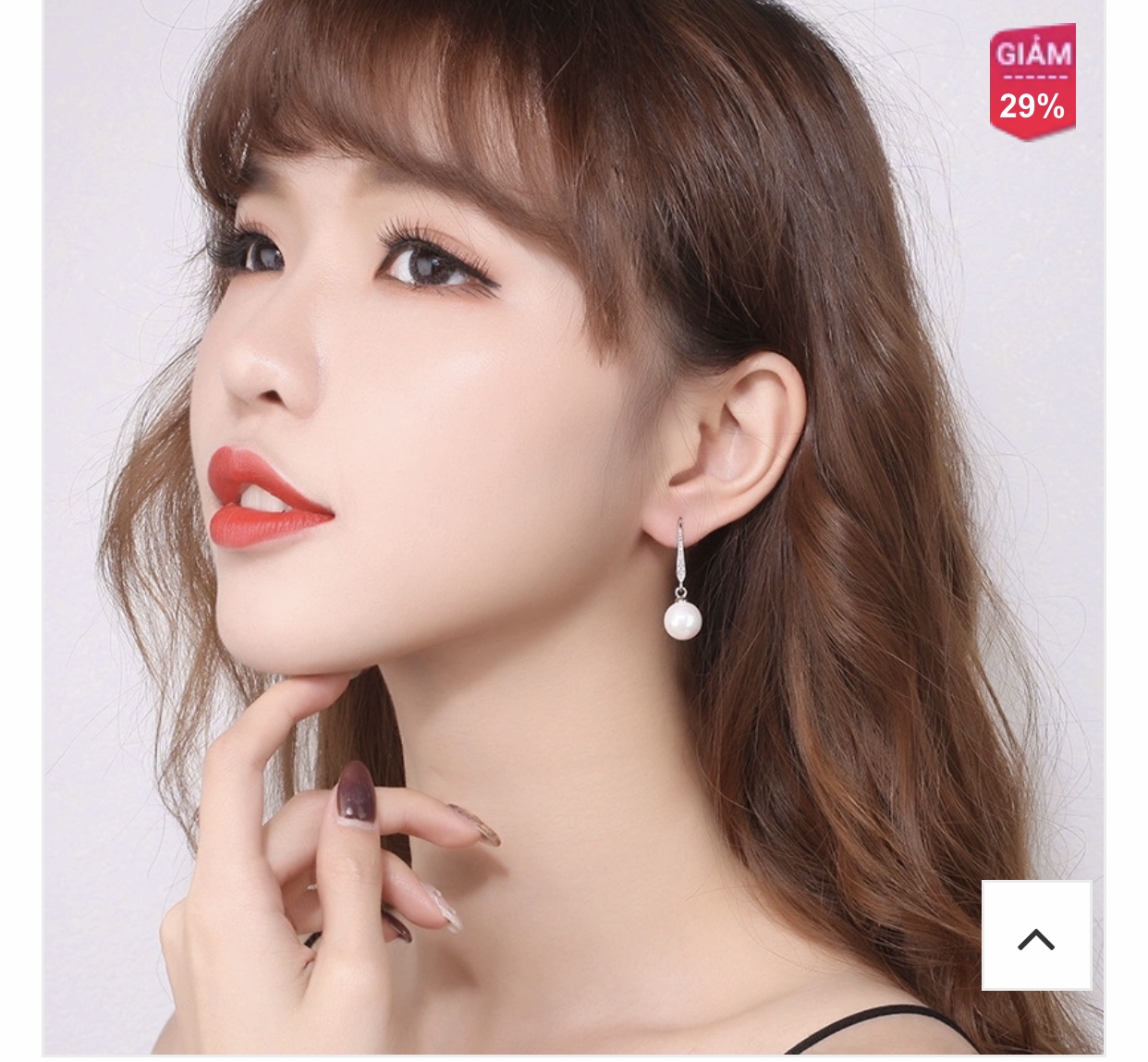 Bông tai bạc ánh kim 928 cao cấp