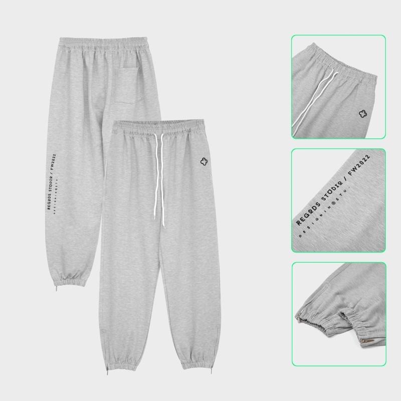Quần dài Jogger REGODS ống rộng Unisex