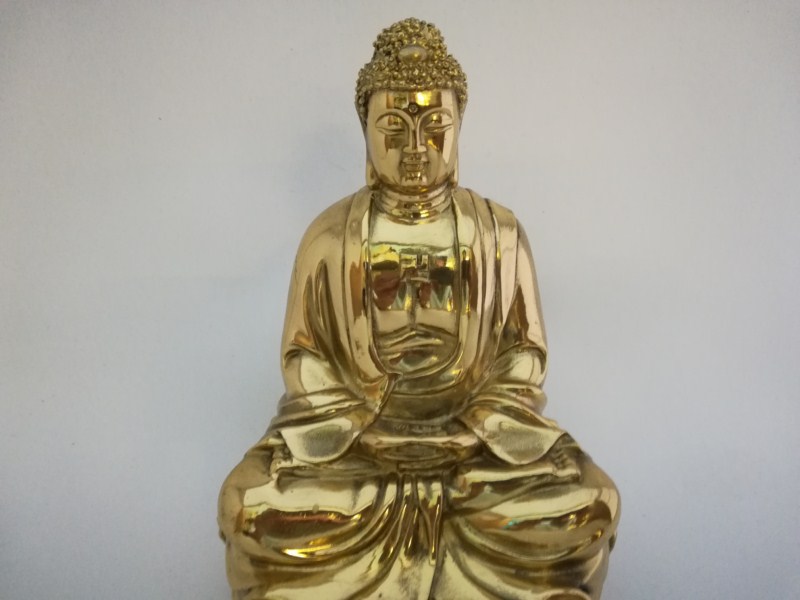 Phật A Di Đà cao 23cm bằng đồng