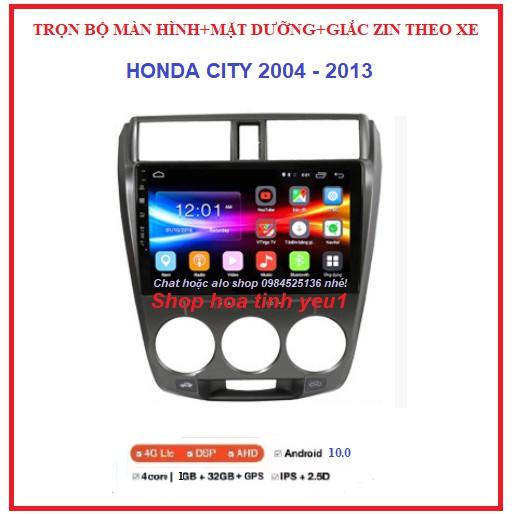 BỘ Màn hình DVD Androi cho xe ô tô HONDA CITY TẶNG PM VIETMAP S1,màn 10 inch đa chức năng cho xe ô tô KÈM MẶT DƯỠNG.