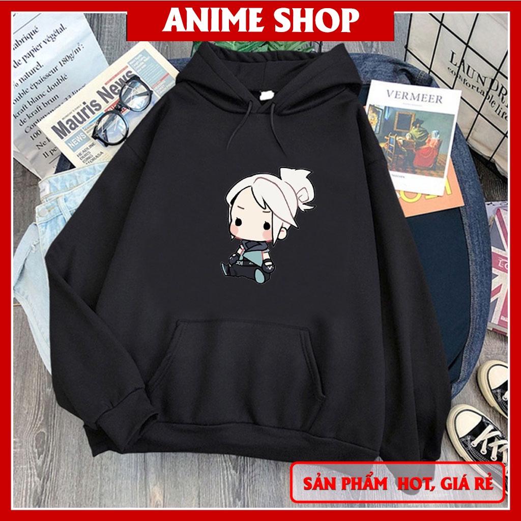 BST Áo Hoodie in hình VALORANT Jett Omen VALORANT Jett siêu HOT