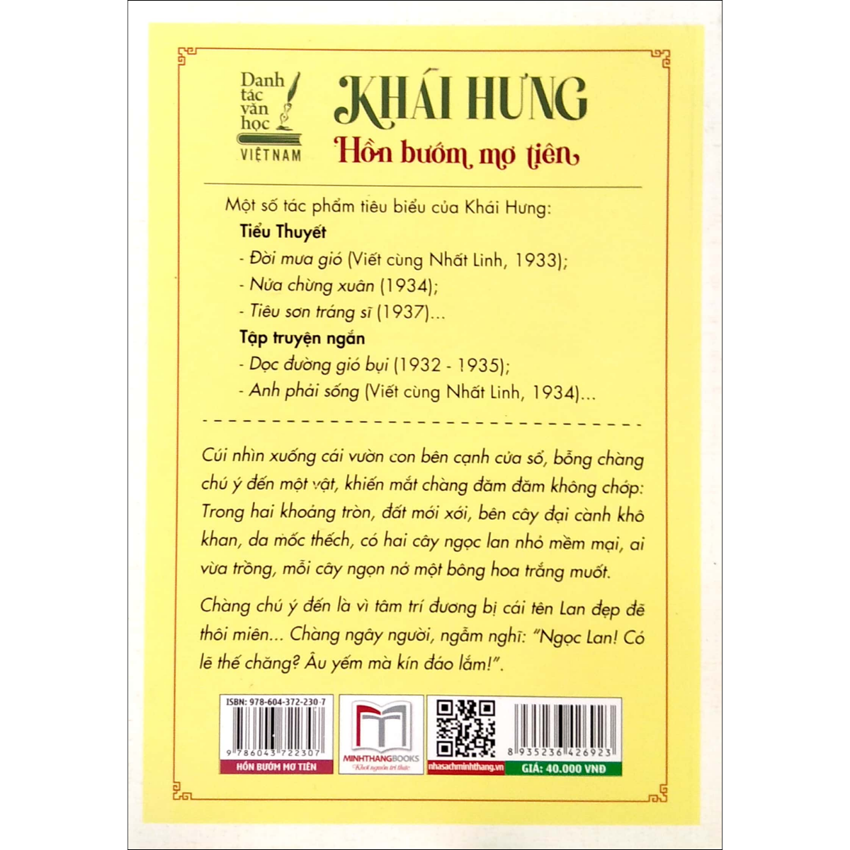 Danh tác văn học Việt Nam - Hồn bướm mơ tiên