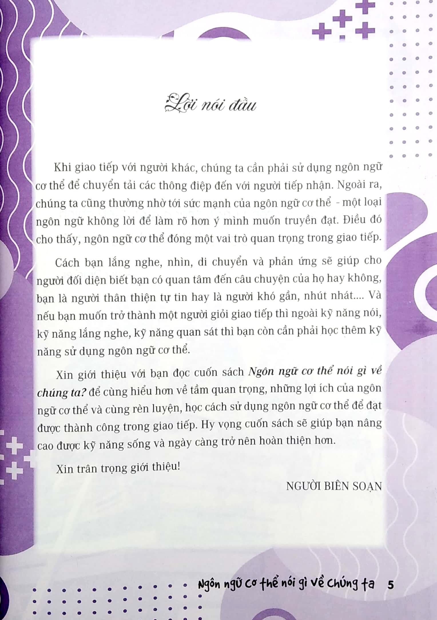 Ngôn Ngữ Cơ Thể Nói Gì Về Chúng Ta? (Kỹ Năng Sử Dụng Ngôn Ngữ Cơ Thể Trong Giao Tiếp) (Dùng Cho Lứa Tuổi Học Sinh Phổ Thông)