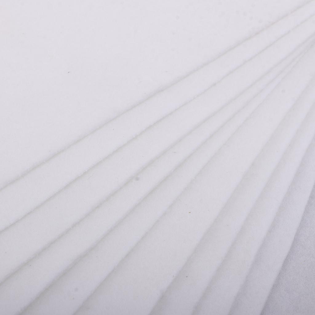10x 210x297x1mm Microwave Kiln Glass Fusing Paper Ceramic Fiber Square Paper