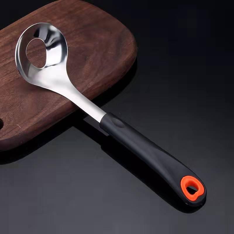 Thìa inox cán dài Dụng cụ viên thịt Thìa làm thịt viên nhanh bằng inox