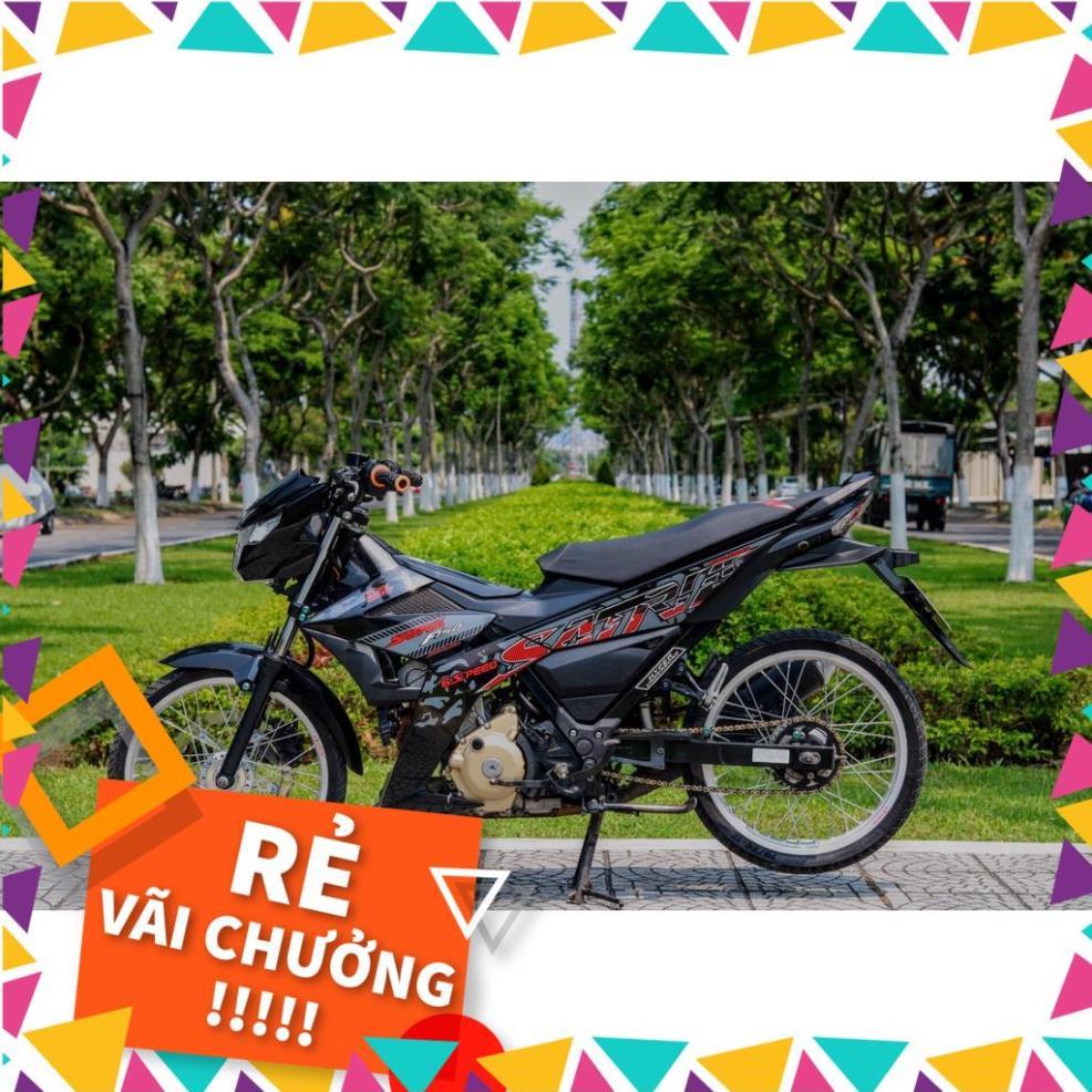 Tem Rời Raider FI Mẫu Xám Đen Đỏ Chữ Satria