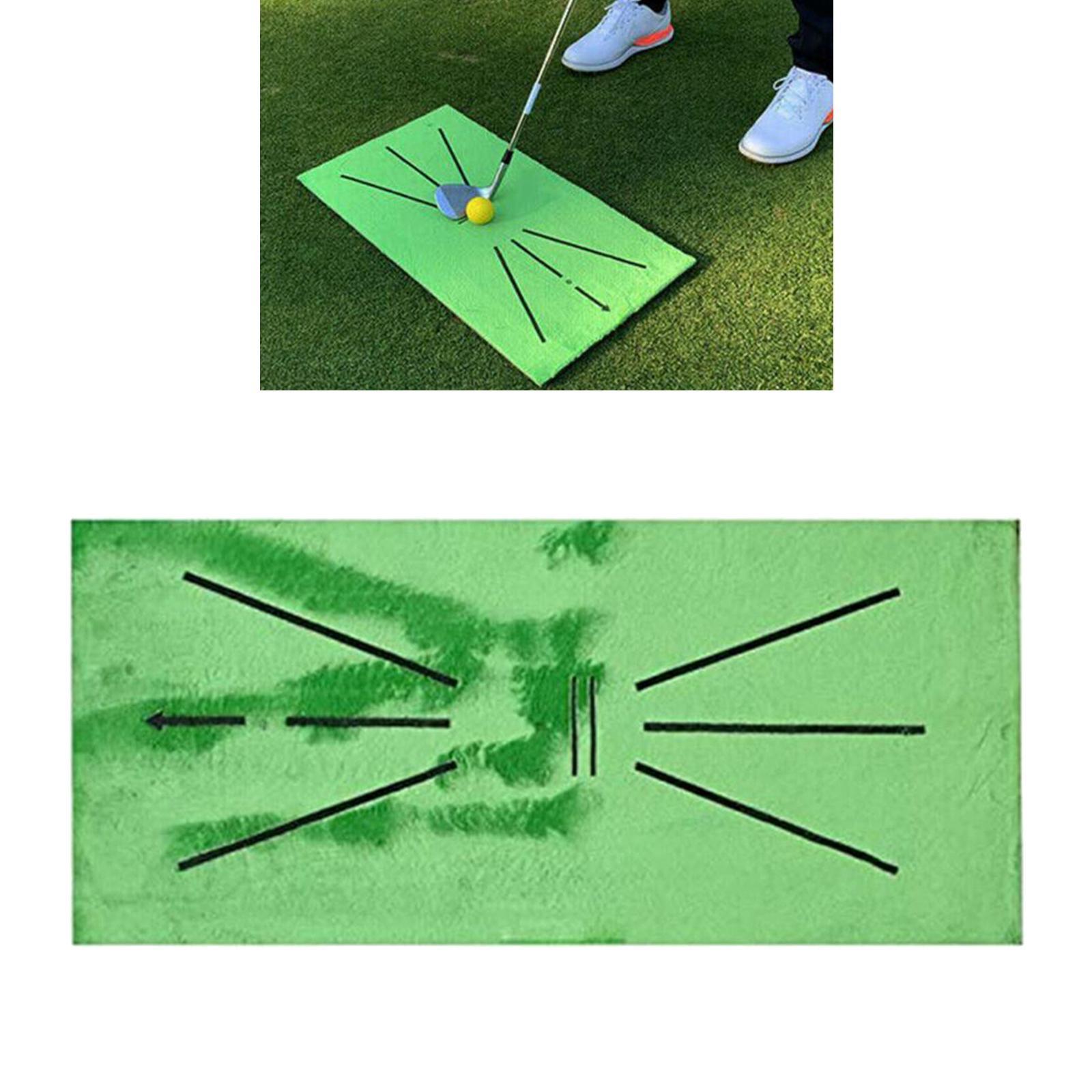 2x Practice Mat for Swing  Portable Golf Batting Mat