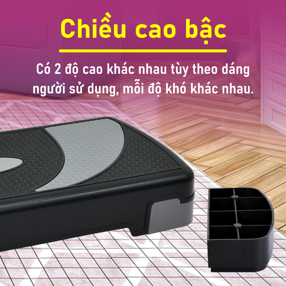 GYM Bục dậm nhảy AEROBIC STEP giảm cân hiệu quả Size: 68cm mới 2022