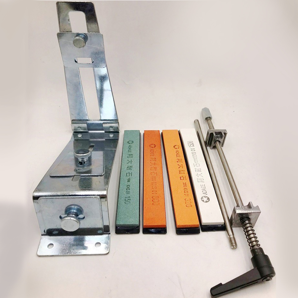 Metal Knife Sharpener Set Sharpening Plate Fixed Angle Grindstone Household Kitchen Tool