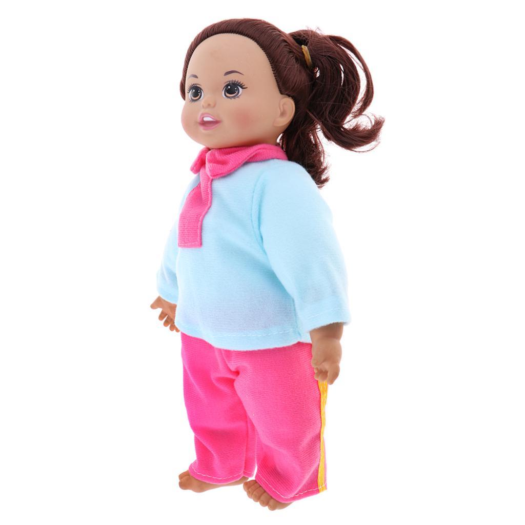 31cm Real Life Baby Girl Doll Vinyl African Newborn Infant In Clothes