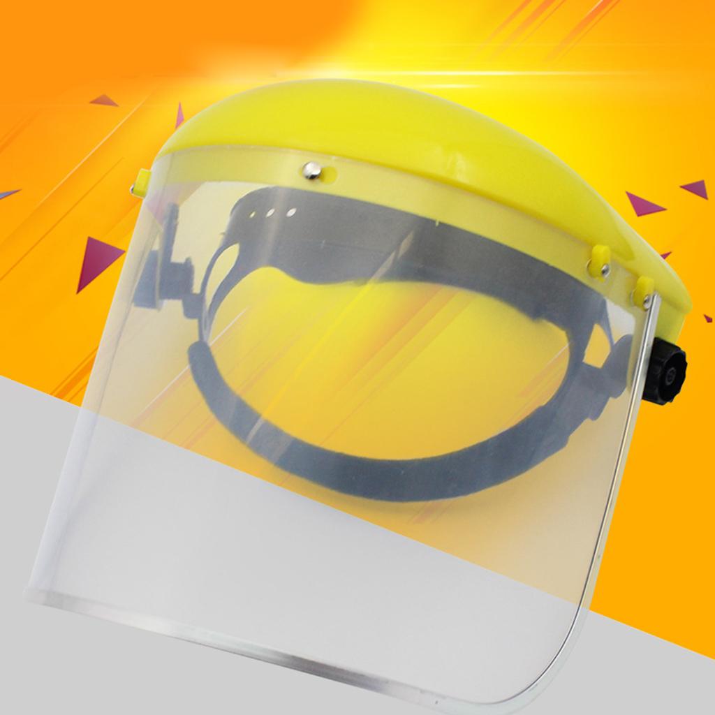 2x Welding Clear Safety Full Face Shield Visor Anti Splash Lightweight