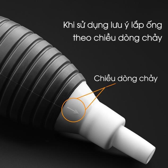 Ống hút chất lỏng bóp tay Cao cấp tặng kèm Van Khoá