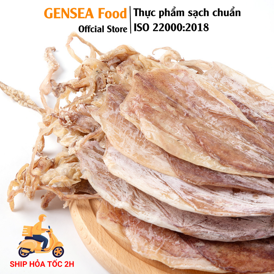 Mực Khô Phú Quý GENSEA Food G1070 Loại 1 Không Chất Bảo Quản Ngọt Tự Nhiên