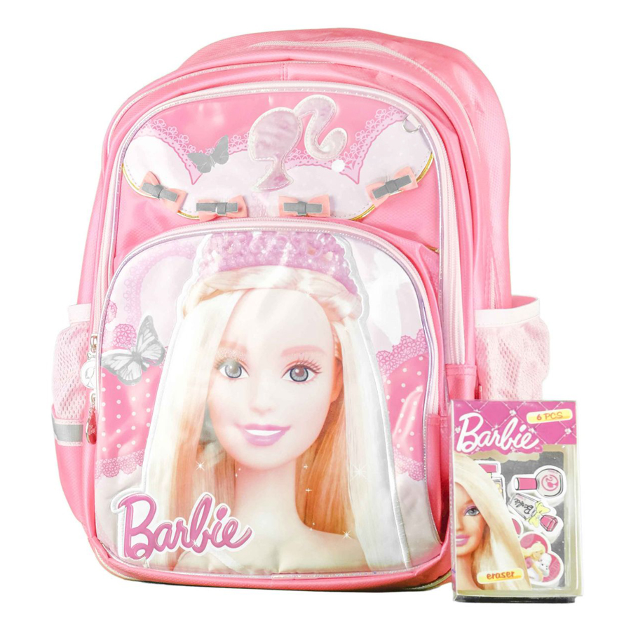 Ba Lô Trẻ Em Barbie Màu Hồng – Bb8121A