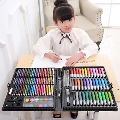HỘP MÀU, HỘP MÀU ĐA NĂNG, DỤNG CỤ HỌC TẬP, HỘP MÀU BA GỒM CÁC LOẠI MÀU CẦN THIẾT CHO VIỆC HỌC TẬP CỦA CÁC BÉ