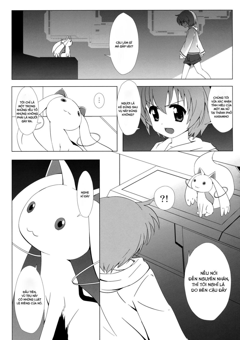 mahou shoujo lyrical nanoha x madoka (crossover) chapter 2 14