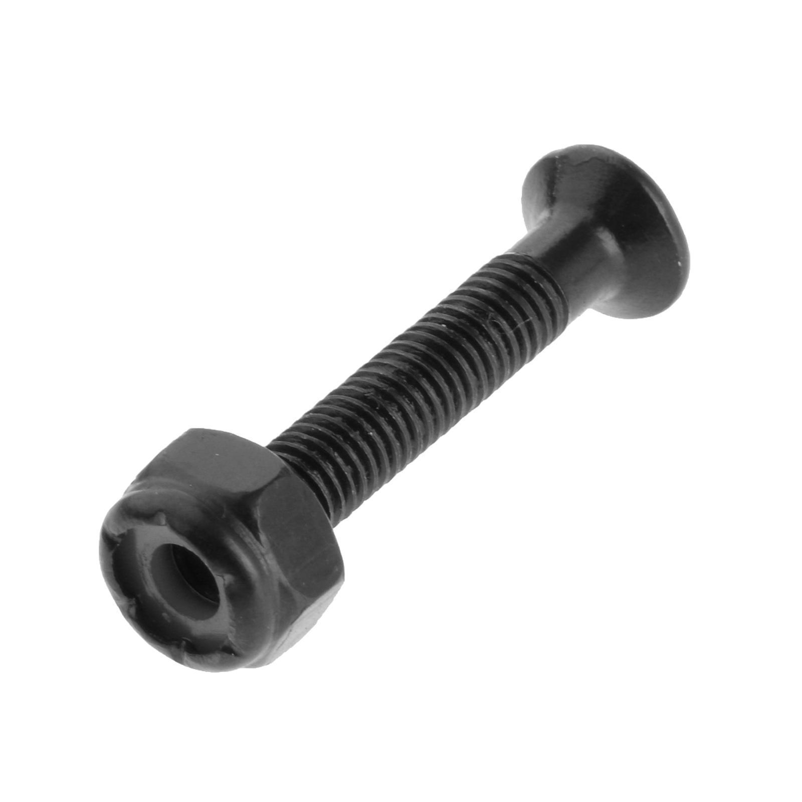 8 Pcs Longboard Skateboard Truck Wheel Installing Hardware Screws Black