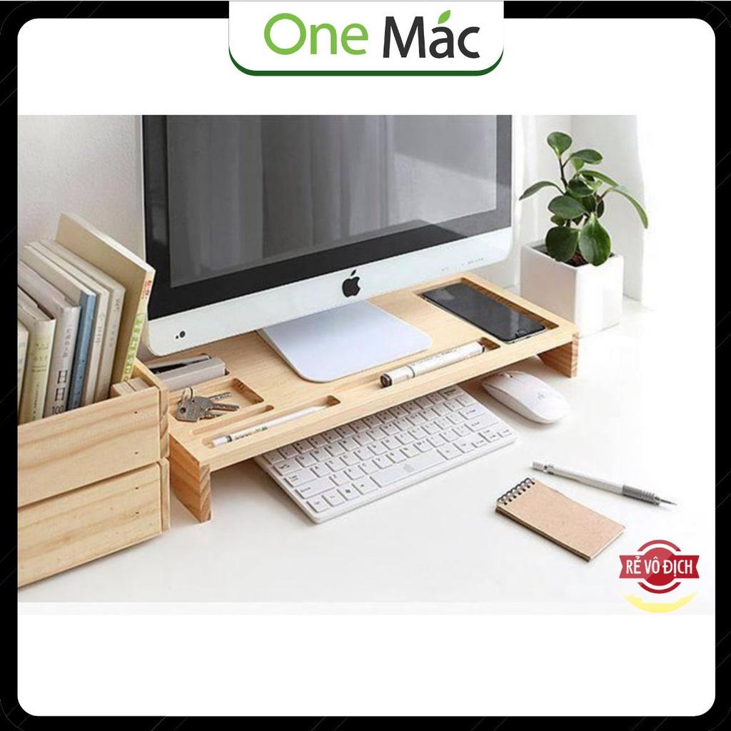 ️ Kệ Gỗ Trang Trí Bàn Làm Việc ️ Bằng Gỗ Thông Tự Nhiên Dùng Để  Kê Màn Hình Máy Tính, iMac, Laptop và Phụ Kiện