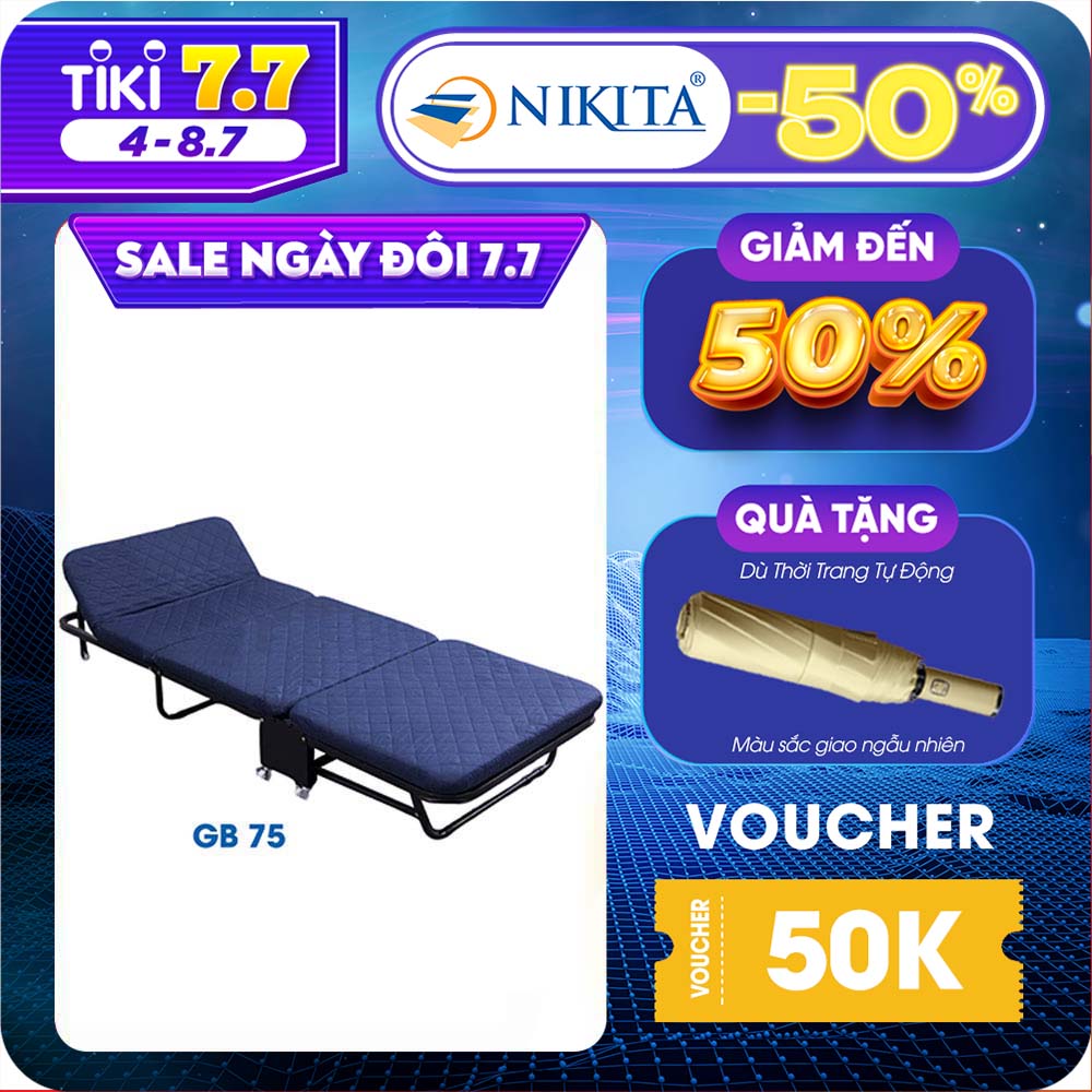 Giường gấp ba khúc Nikita GB75