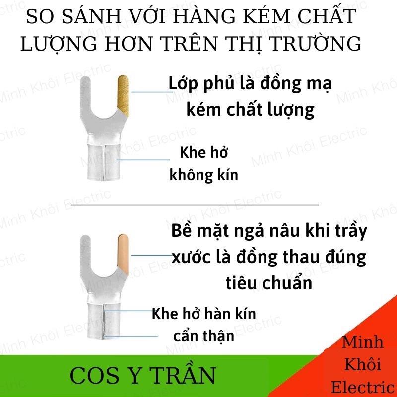 Cos y trần túi 100c,đầu cos trần y,cốt chữ y,cốt chữ u,chẻ,chỉa,càng cua