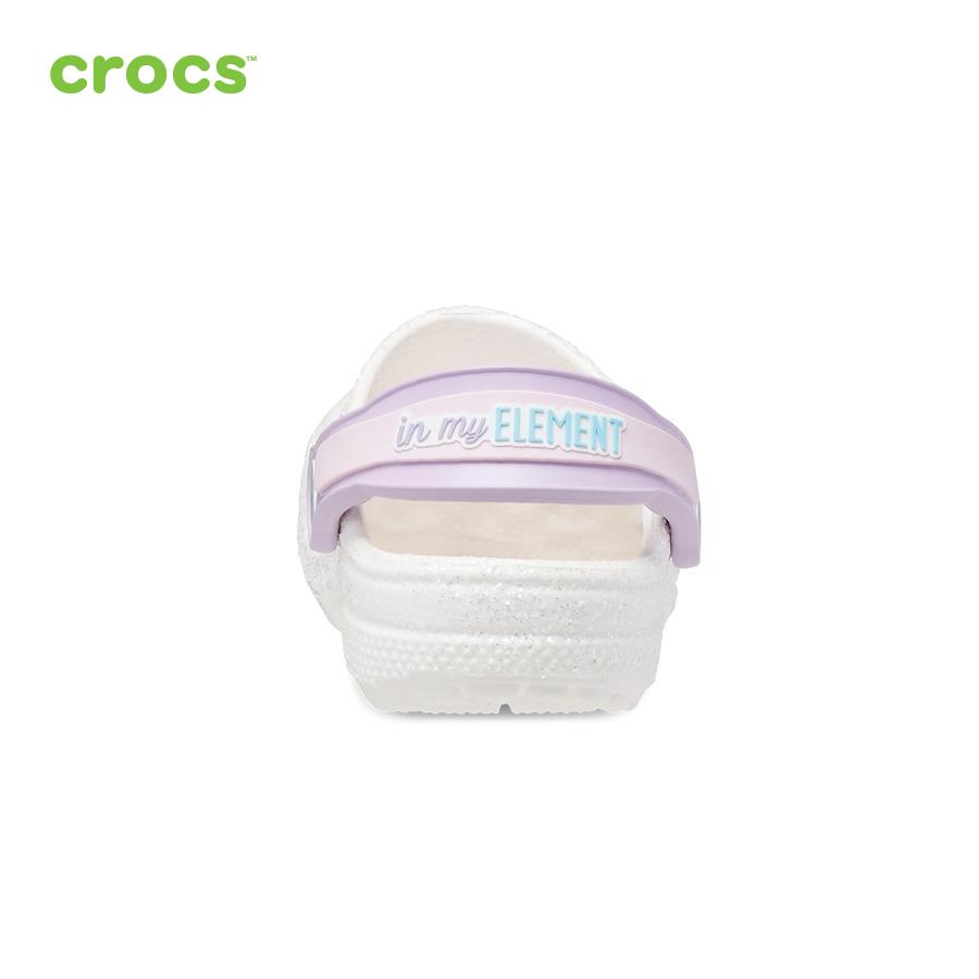 Giày lười trẻ em Crocs FW FunLab Clog Toddler I AM Frozen II White - 207715-100