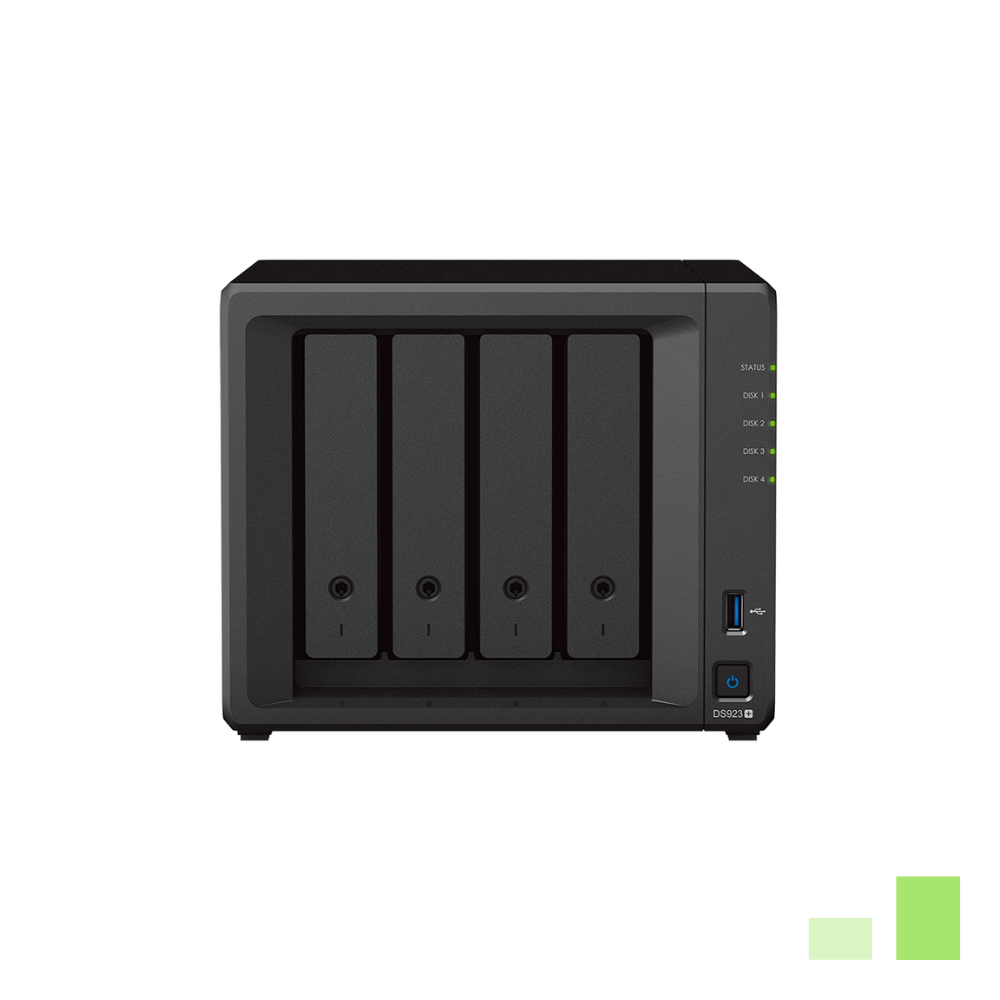 Synology DS923+ (Đen) model 4-bay thiết bị lưu trữ dữ liệu mạng - Hàng nhập khẩu chính hãng 100%