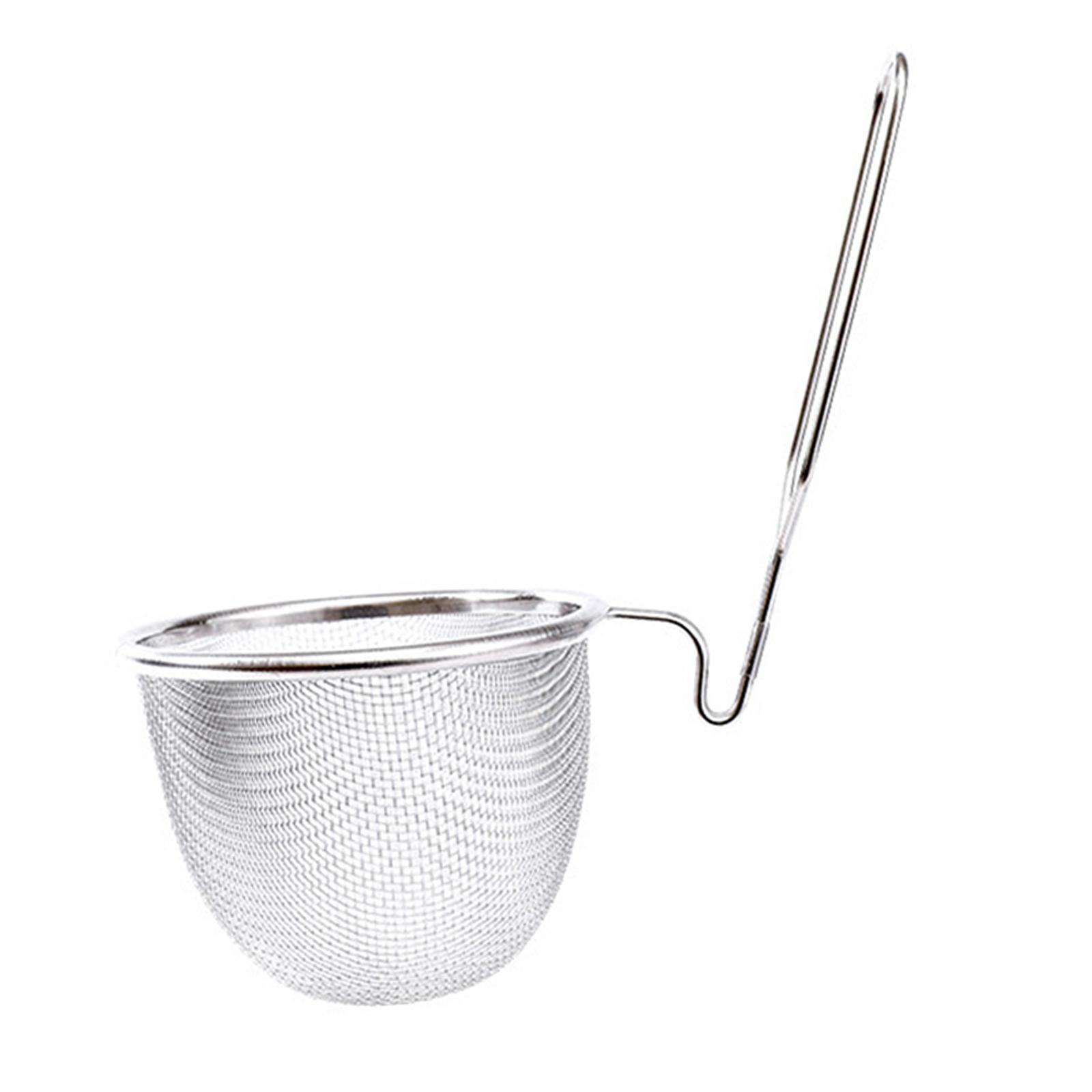 Mesh Spider Strainer Solid Stainless Mesh Spider Strainer for Spoon Kitchen