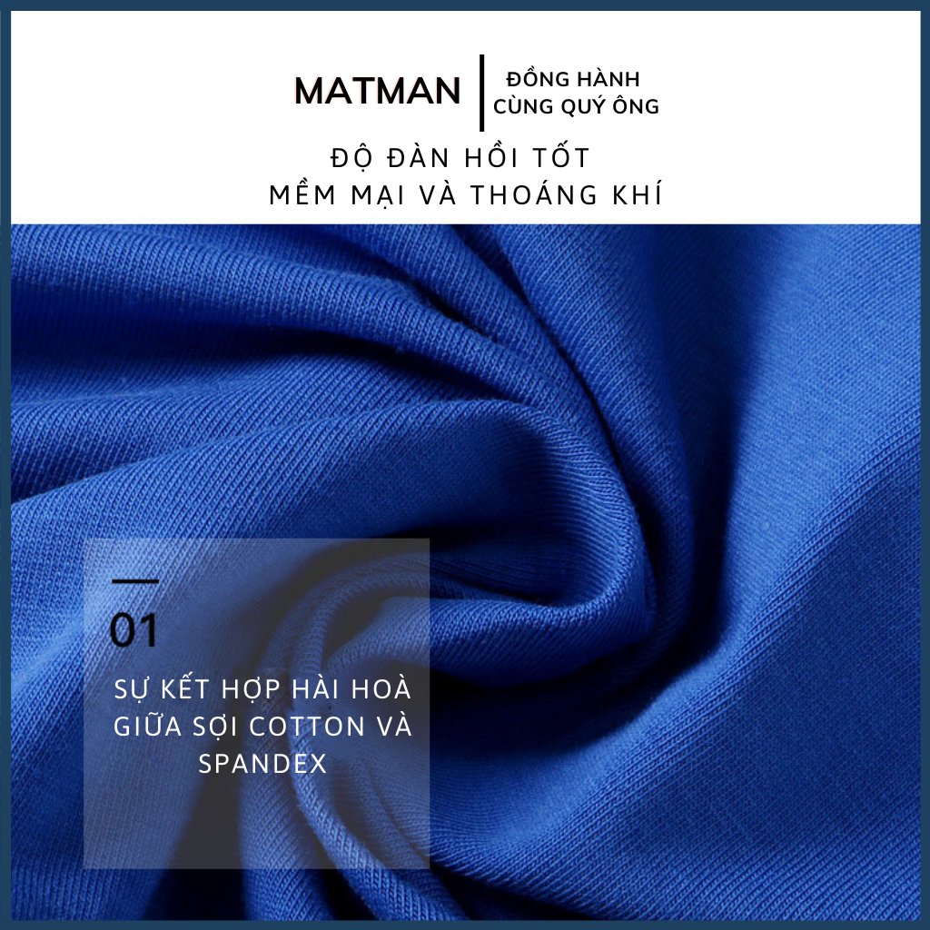 Quần lót nam boxer quần boxer cotton thoáng khí quần sịp đùi nam