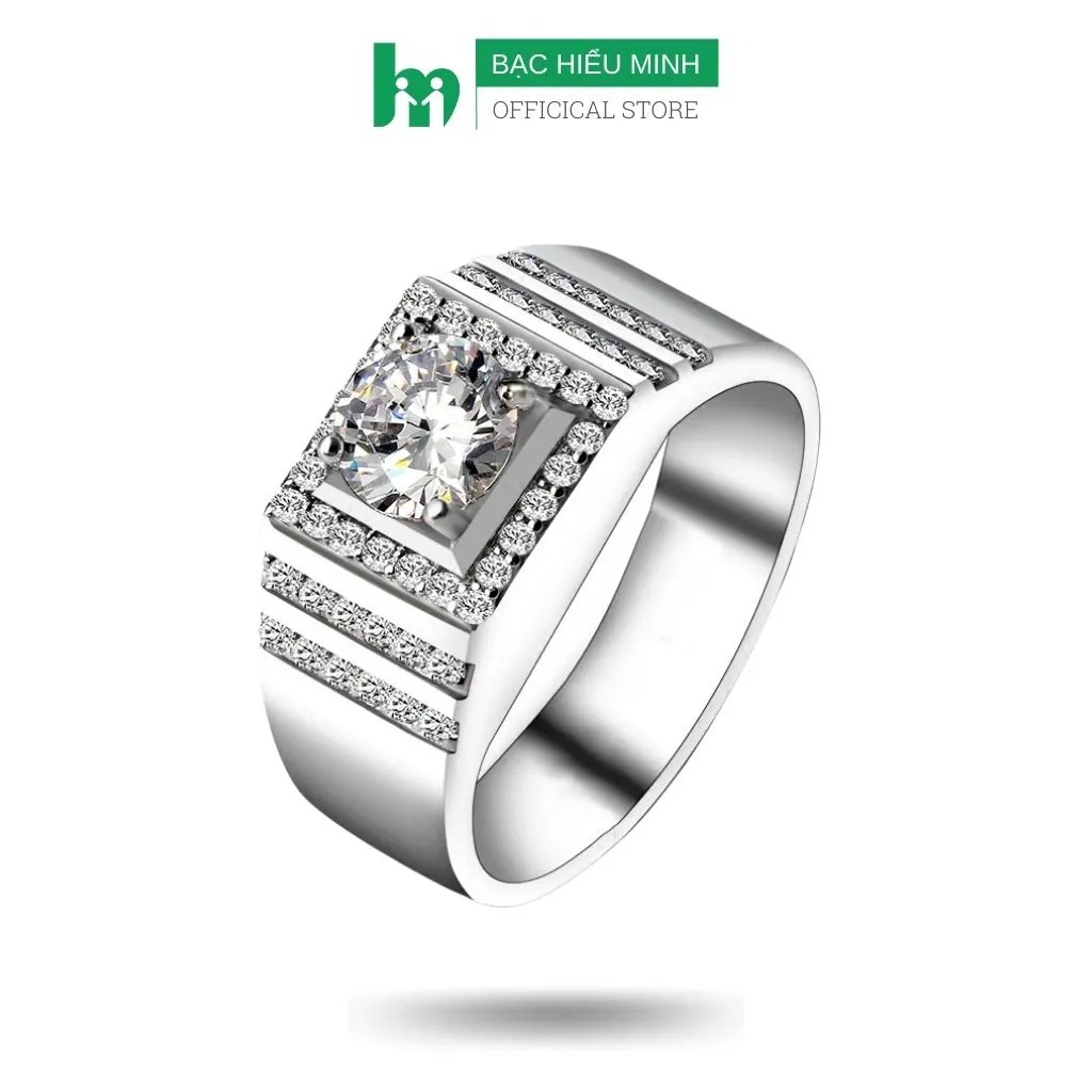 Nhẫn Nam Bạc Hiểu Minh NA514 - Bảo Hành Vĩnh Viễn