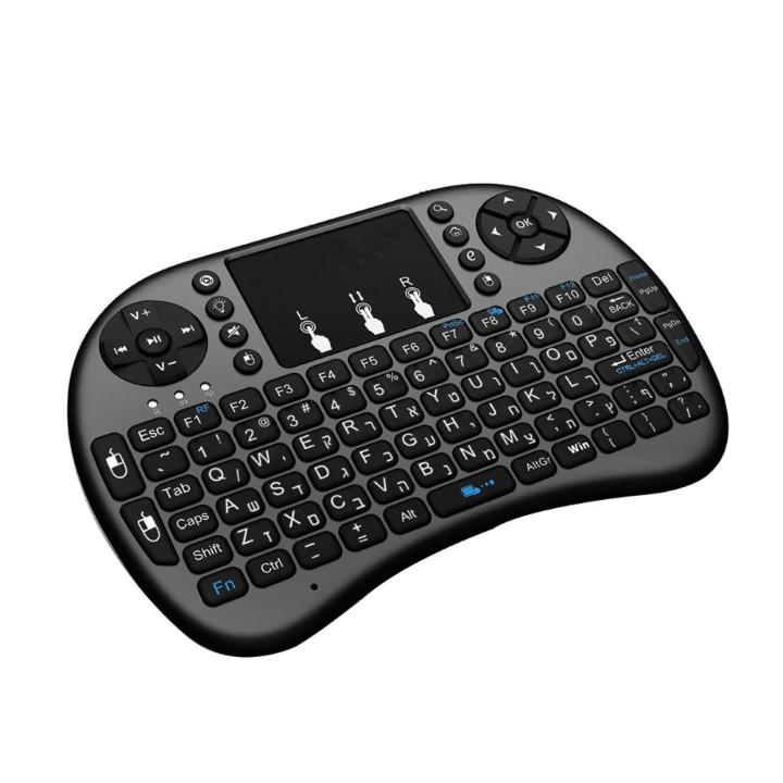 Bàn phím kiêm chuột không dây mini dùng cho Laptop, máy tính bàn, điện thoại, máy tính bảng, TV smart,...