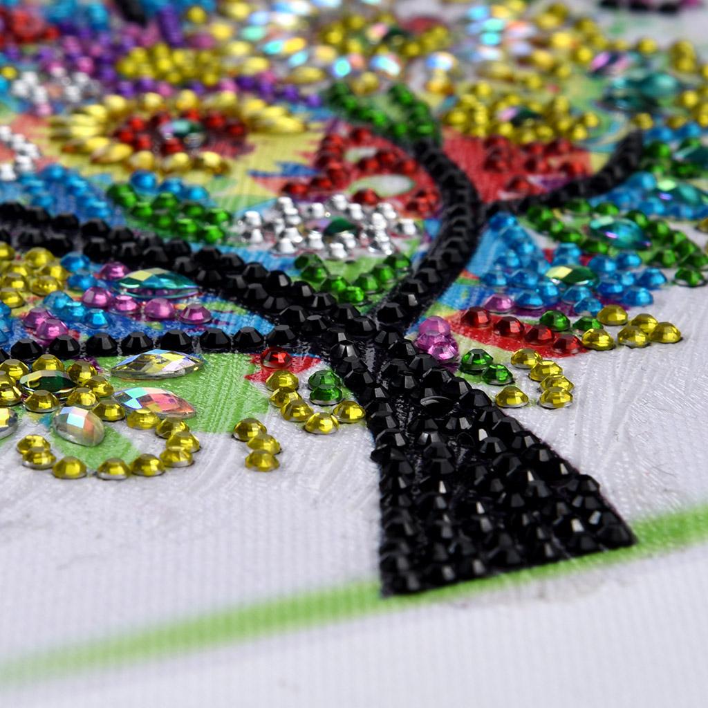 2Set 12" Special Shaped 5D DIY Diamond Painting Cross Stitch Arts Crafts Decor