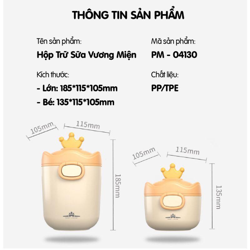 Hộp trữ sữa vương miện