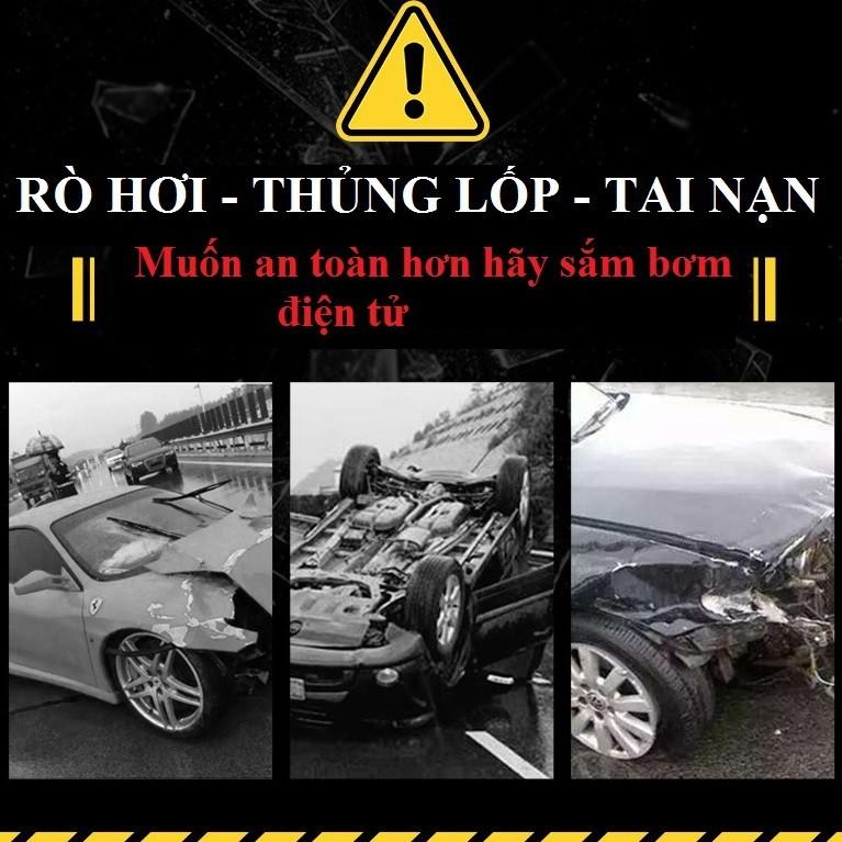 Máy bơm lốp ô tô, xe hơi điện tử thông minh tự ngắt