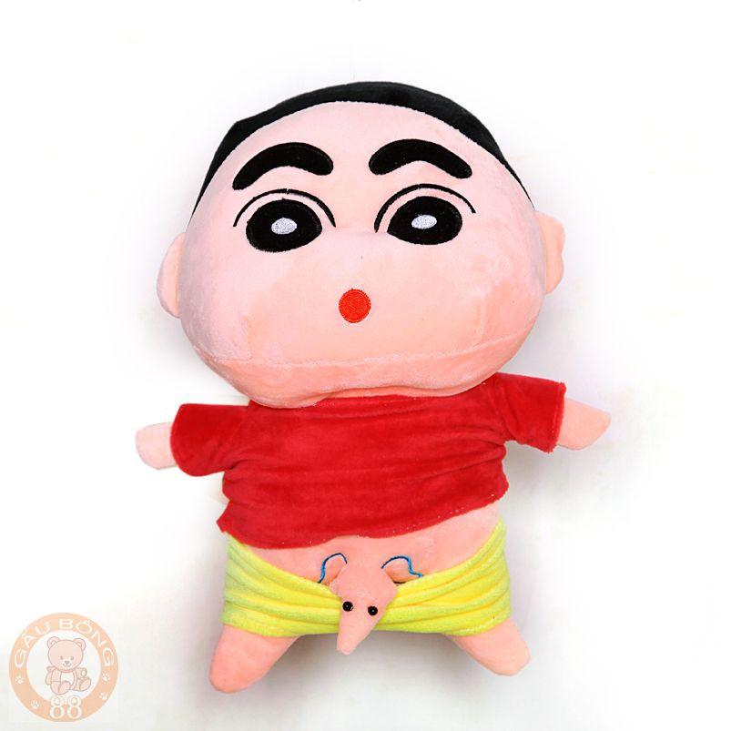Gấu bông cu Shin hở tờ rym lầy lội – Quà tặng thú nhồi bông cậu bé bút chì siêu dễ thương – Size từ 45 cm – Gối ôm cho bé ngủ ngon