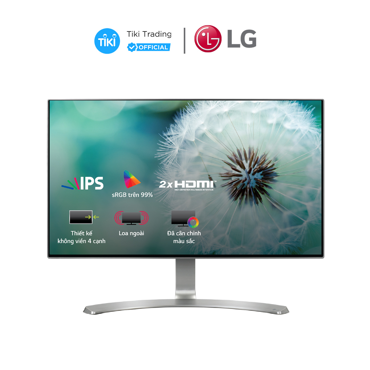 Màn Hình LG 24MP88HV-S 24inch FullHD 5ms 60Hz IPS Speaker - Hàng Chính Hãng