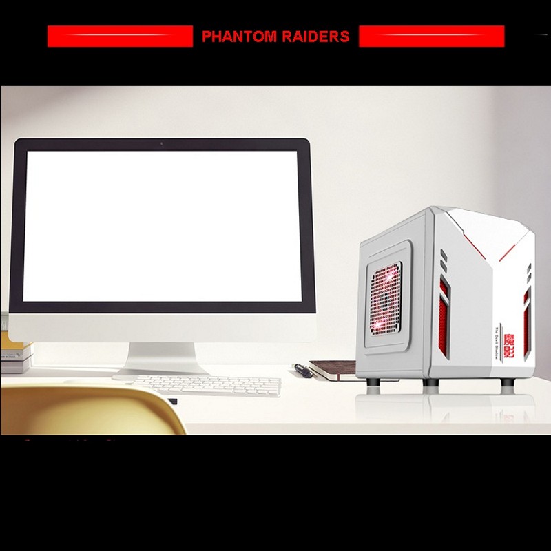 Thùng máy tính mini HTPC Phantom Raiders White - hàng nhập khẩu