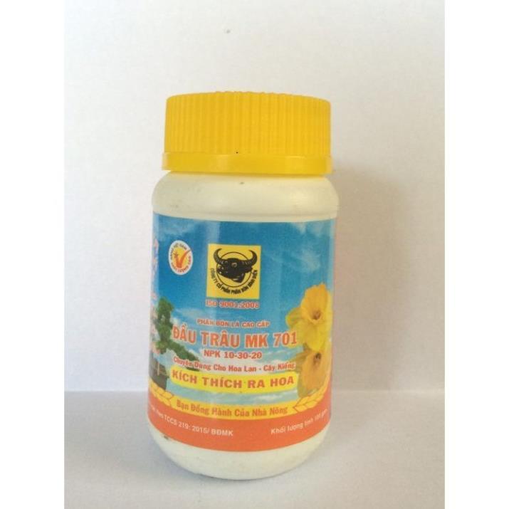 Phân bón lá Đầu Trâu chuyên dành cho hoa lan, cây kiểng 100gr/hũ