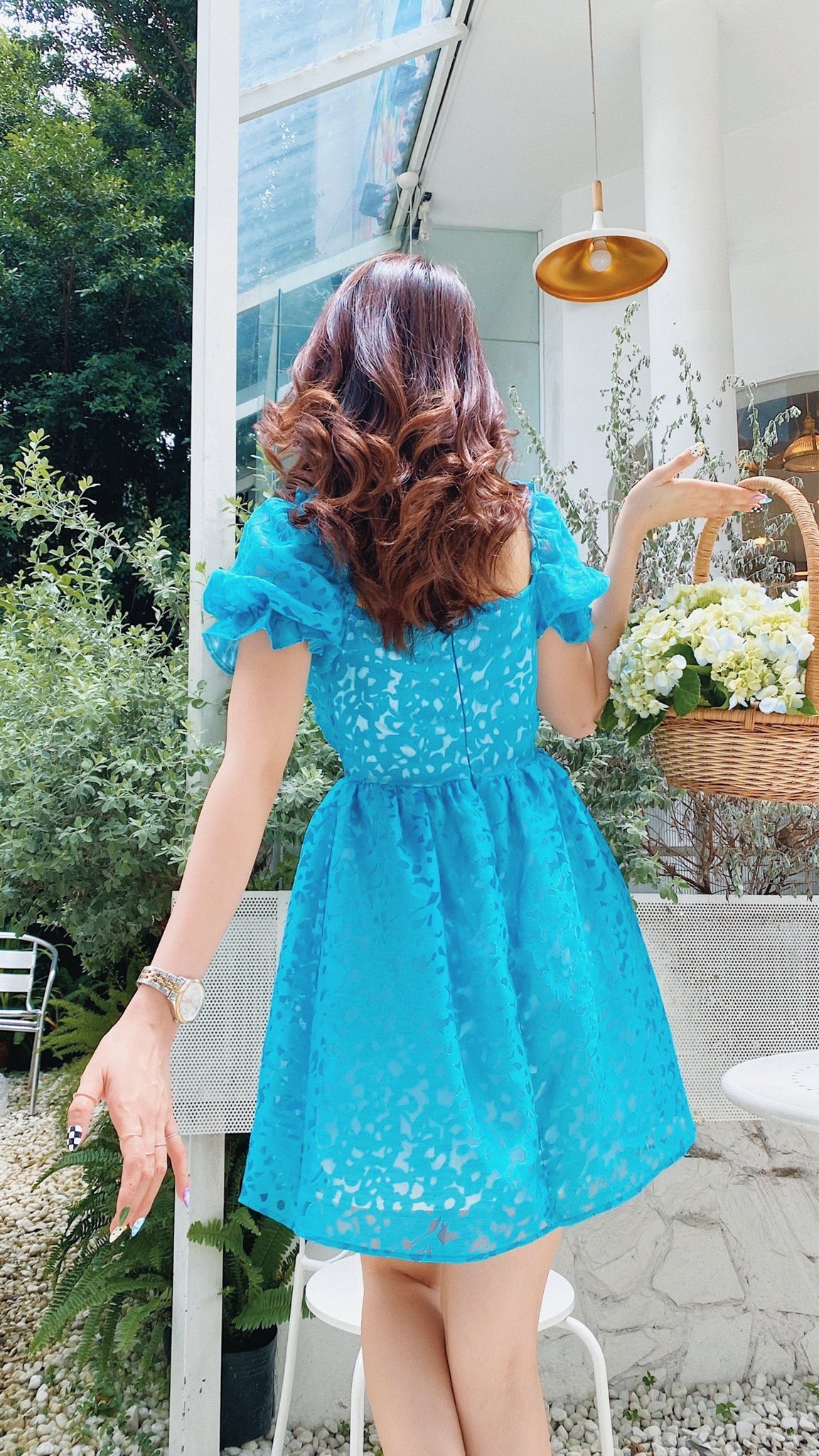 Hình ảnh Đầm ren xanh Nary Dress Gem Clothing SP060508