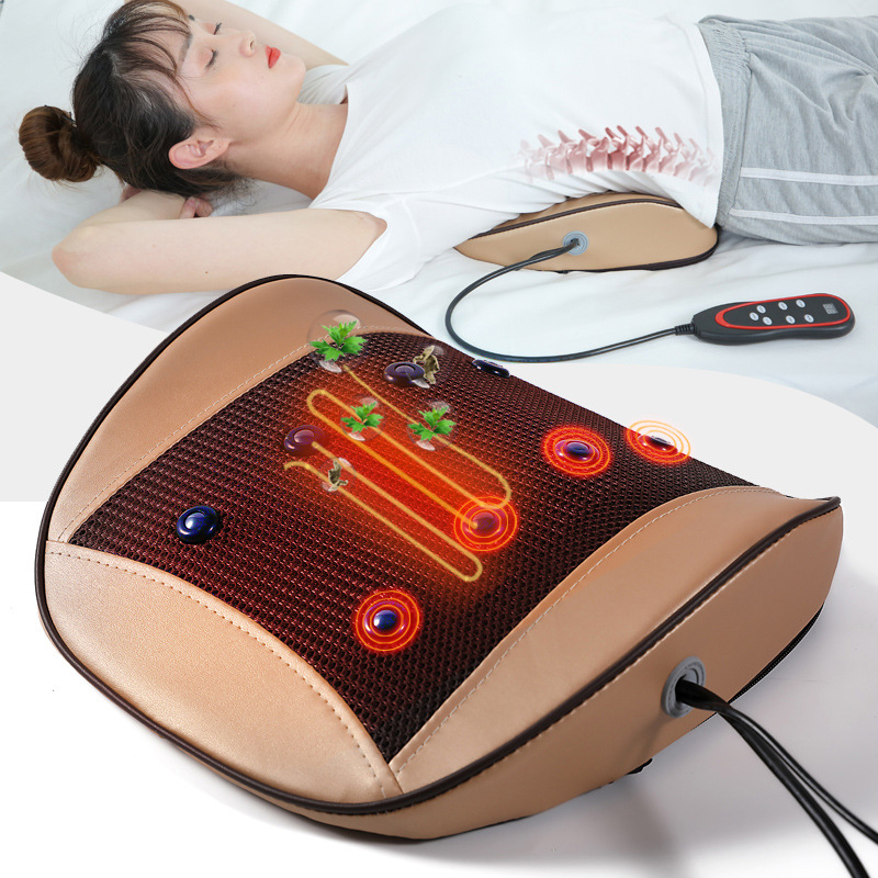 Máy massage lưng cột sống JB-3033 - FREESHIP - Đệm massage mát xa lưng cột sống có điều khiển, sưởi ấm hồng ngoại, 9 Chế Độ, Khí Nén