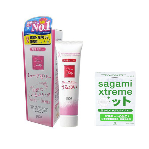 Dầu Bôi Trơn Quan Hệ Nhật Bản Jex luve Jelly 55g - An Toàn Cho Da Nhạy Cảm - Tặng Kèm Bcs gai Sagami - Che Tên Sản Phẩm