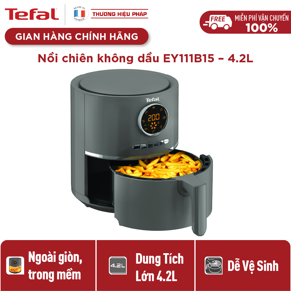 Nồi chiên không dầu Tefal XL Ultra Fry EY111B15 - 4.2L - Hàng chính hãng