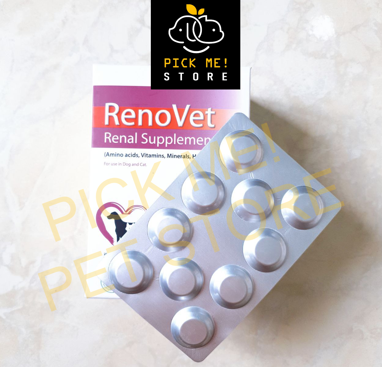 [ 1 Viên ] RENOVET - Bổ Thận, Tăng Cường Chức Năng Thận Chó Mèo