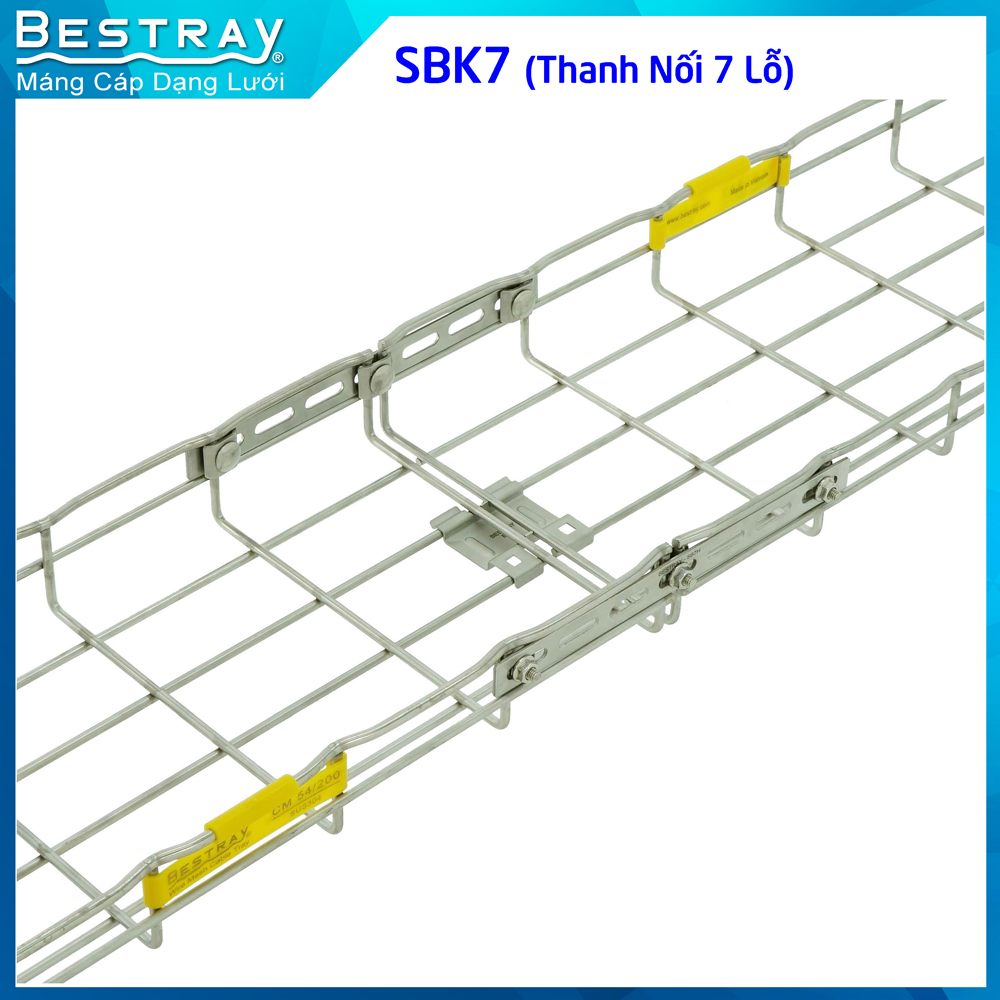 Thanh Nối 7 Lỗ | Nối Máng Lưới Bestray | Splice Bar Kit 7 Holes