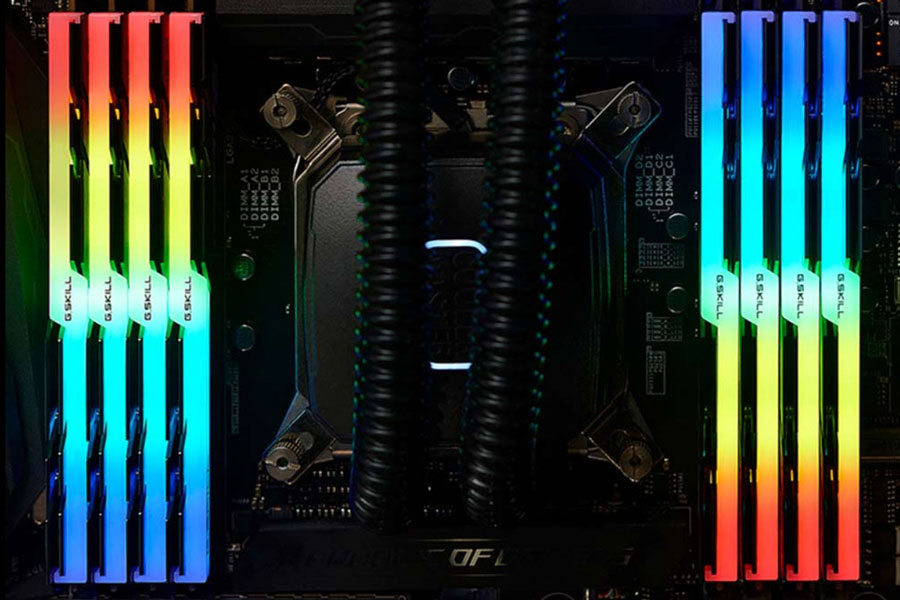 Bộ 2 Thanh RAM PC G.Skill F4-4266C19D-16GTZR Trident Z RGB 8GB DDR4 4266MHz UDIMM XMP - Hàng Chính Hãng